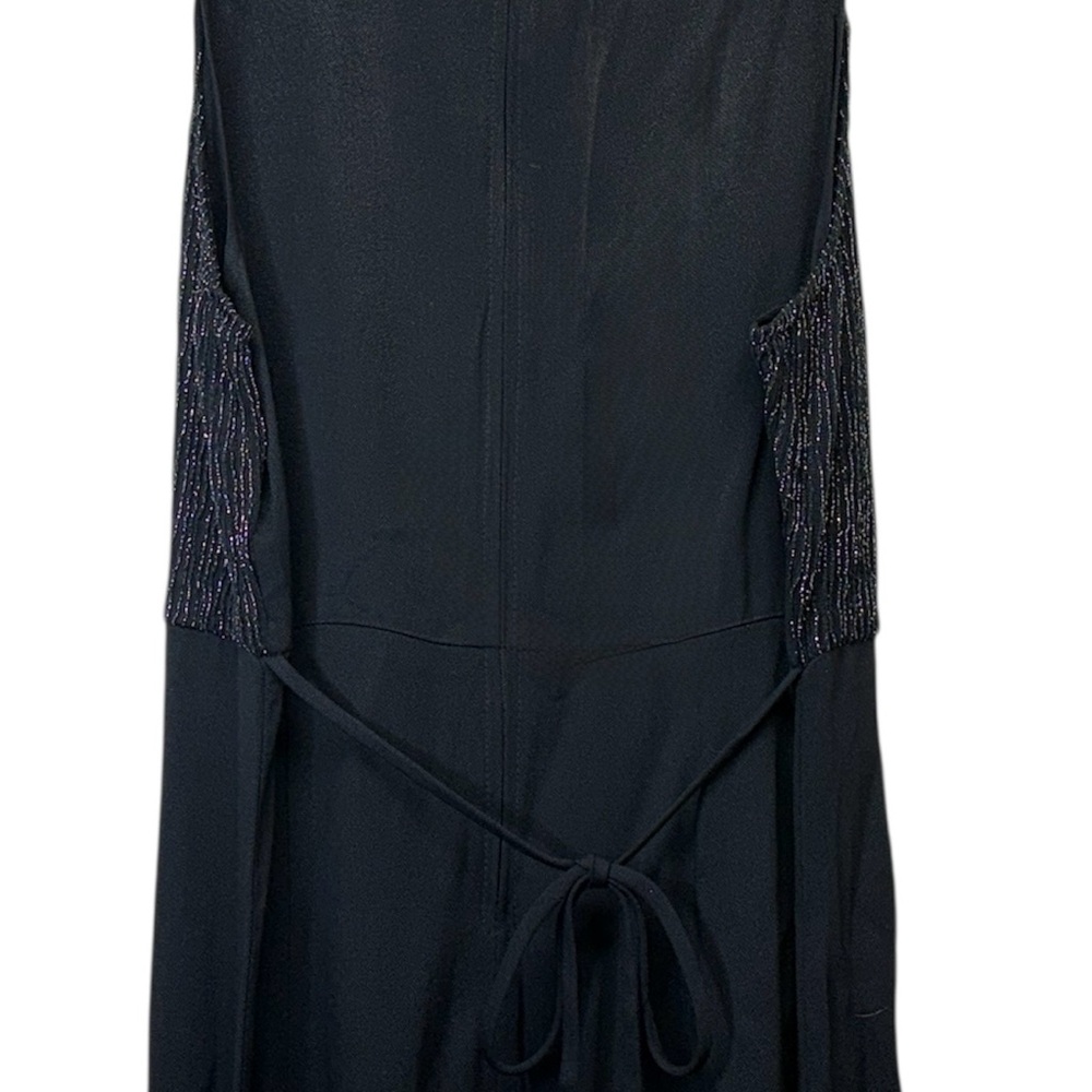 Vintage 90’s Black Metallic Bodice Maxi Holiday/Party Dress NWT - Picture 5 of 8